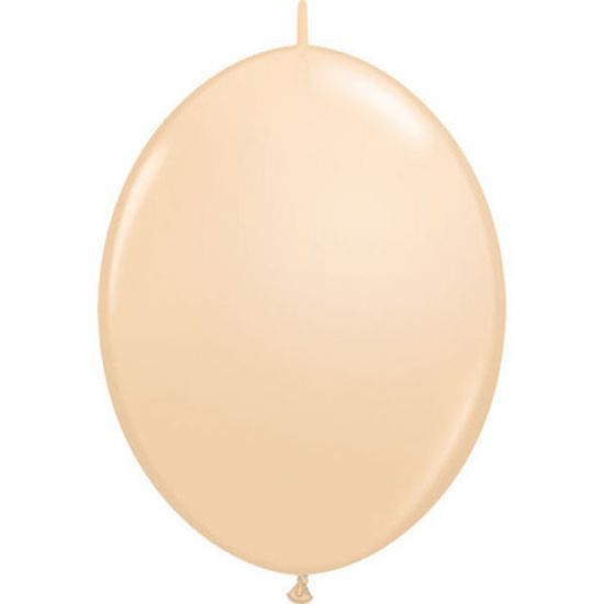 6Qualatex 6" 15cm Blush Mini Quicklink Latex Balloon