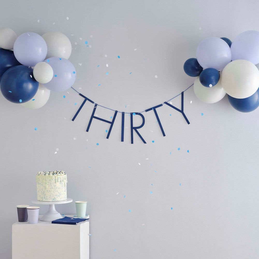 Mix it Up Navy Blue 30 Balloon Bunting