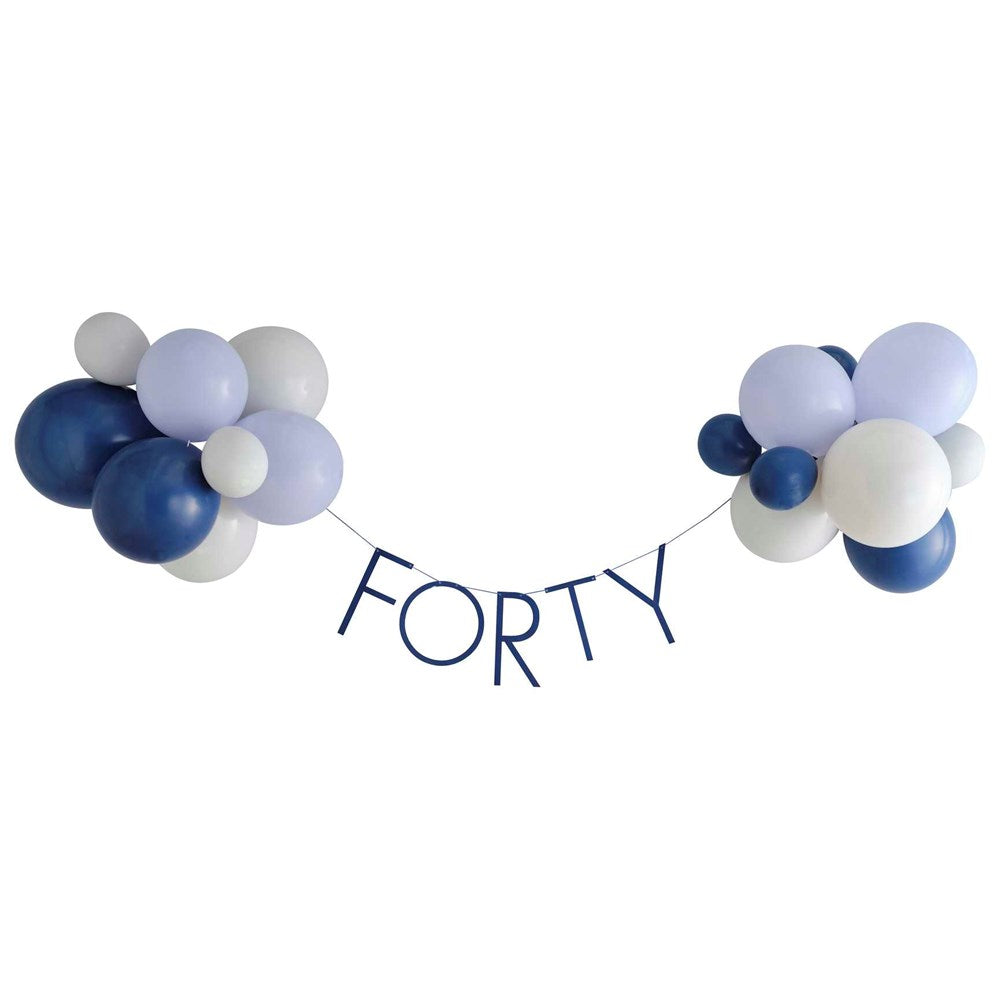Mix it Up Navy Blue 40 Balloon Bunting