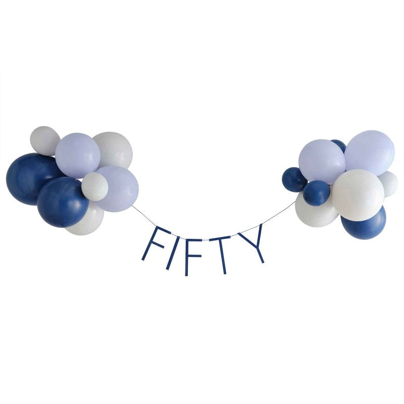 Mix it Up Navy Blue 50 Balloon Bunting