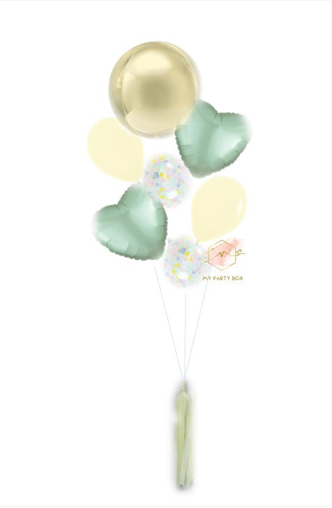 My Party Box Pastel Yellow Deluxe Balloon Bouquet