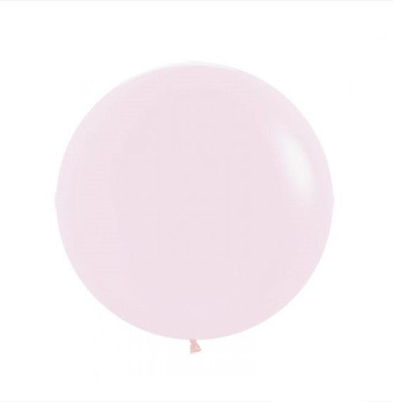 Sempertex 24" 60cm Pastel Matte Pink Jumbo Latex Balloon