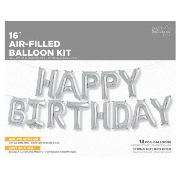 Happy Birthday Kit Foil Balloon