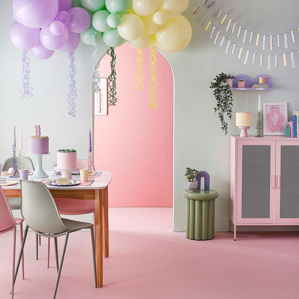 Pastel Wave Balloon Arch