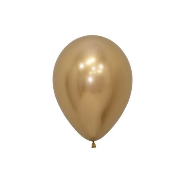 Sempertex 5" 12cm Reflex Gold  Mini Latex Balloon