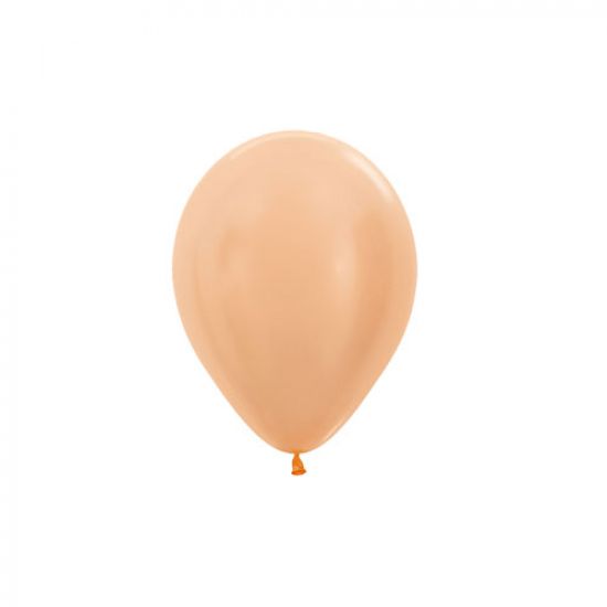 Sempertex 5" 12cm Satin Peach Blush Mini Latex Balloon