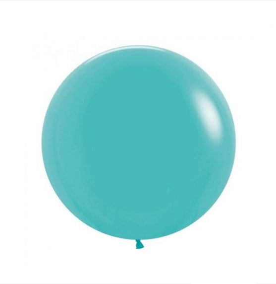 Sempertex 24" 60cm Standard Caribbean Blue Jumbo Latex Balloon