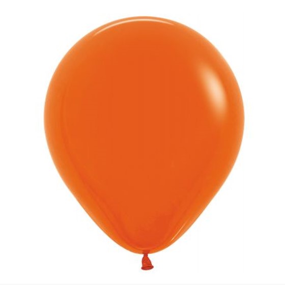 Sempertex Orange Large Latex Balloon