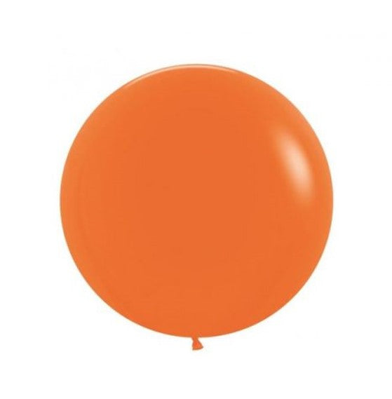 Sempertex 24" 60cm Standard Orange Jumbo Latex Balloon