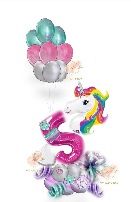 My Party Box Unicorn Balloon Bouquet