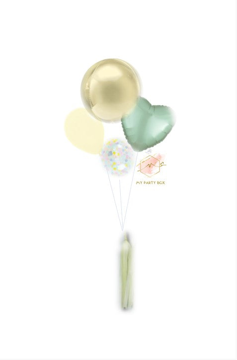 My Party Box Pastel Yellow Basic Balloon Bouquet