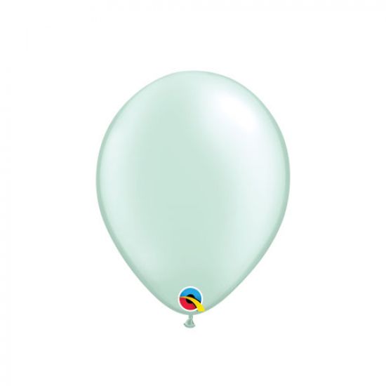 Qualatex 5" 12cm Pearl Mint Green Mini Latex Balloon