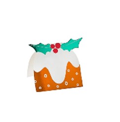 Ginger Ray Christmas Pudding Holly Place Cards